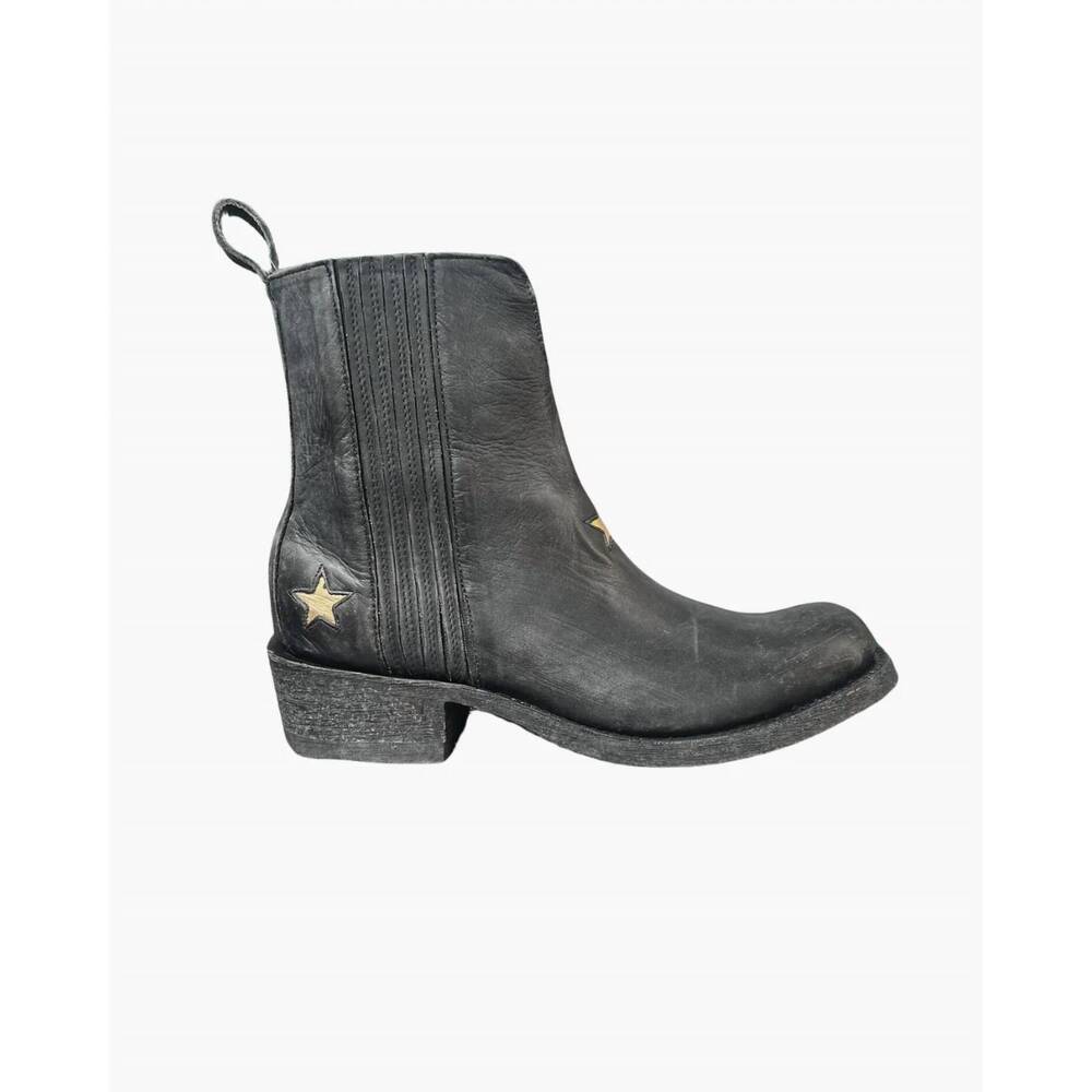NEW MEXICANA women's starlink leather boot in black